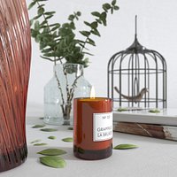 Decorative set with eucalyptus in a vase # 2