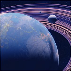 Fictional Planet 3D model