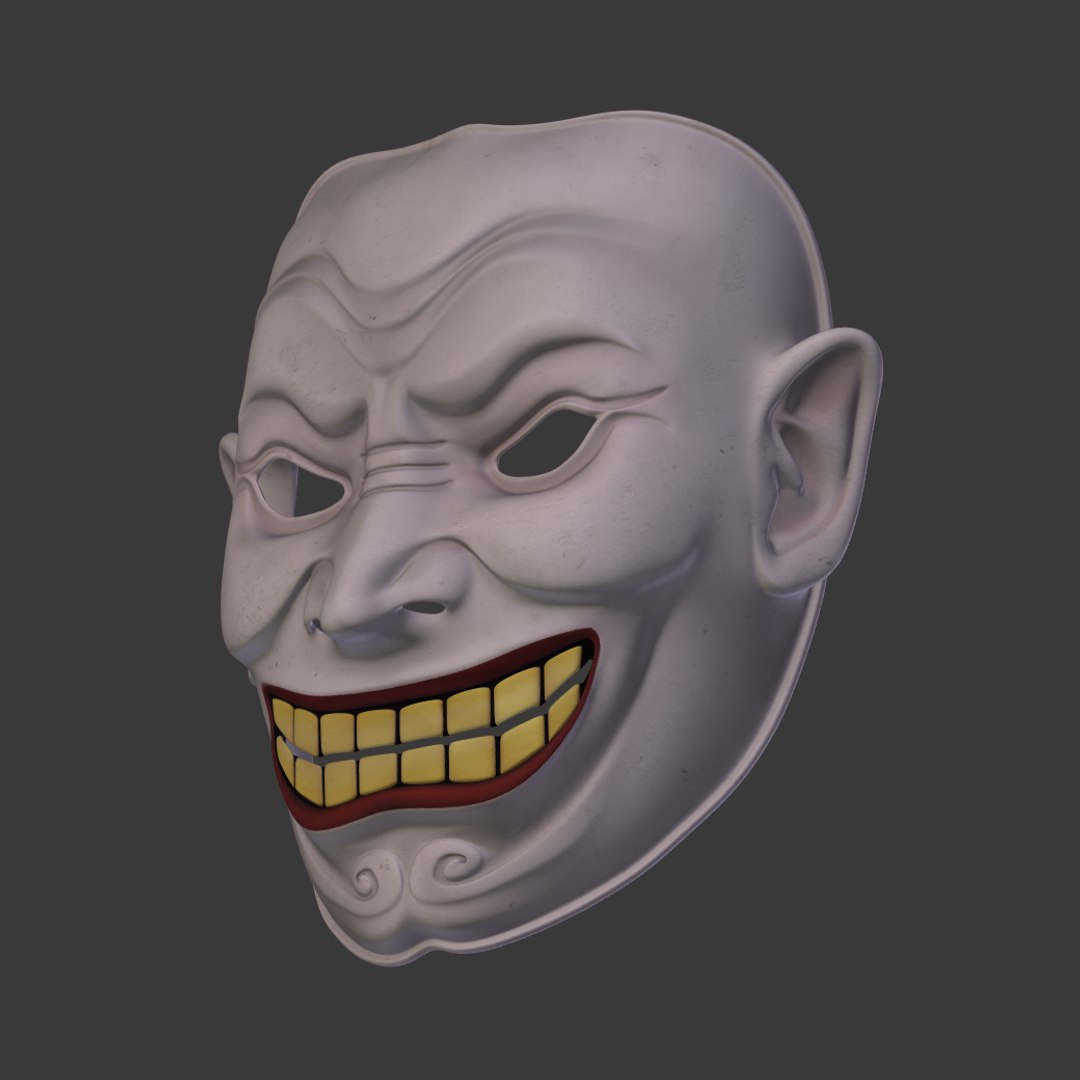 Clown Mask 3d Model