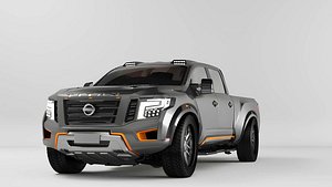 3D Nissan Titan Warrior 2017 model