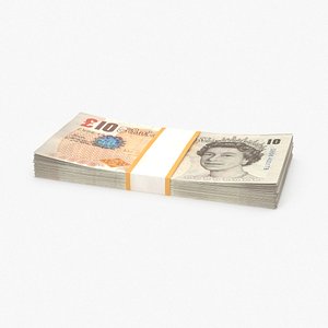 10 Pound Note Stack