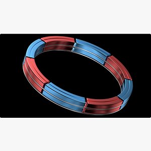 Ring magnet model 3D
