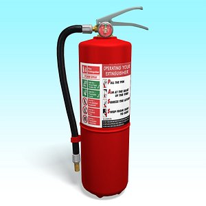 3D extinguisher tool industrial