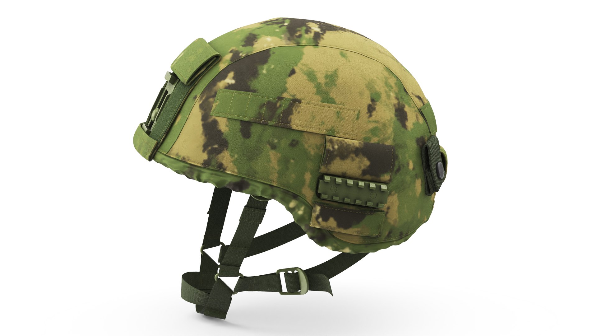 Helmet Ratnik Light Green Case 3D model preview