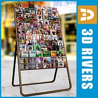 Large CD display rack 02 by 3DRivers