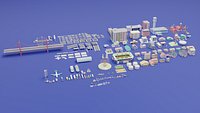 Low Poly City Pack