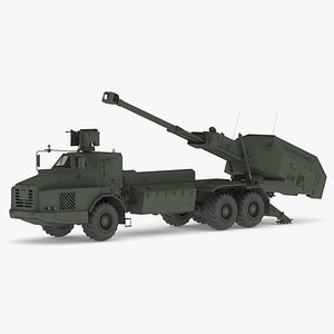 Archer Artillery System PBR 3D model