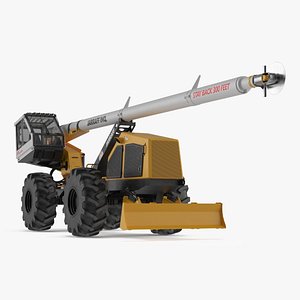 Jarraff Tree Maintenance Machine with Blade Rigged