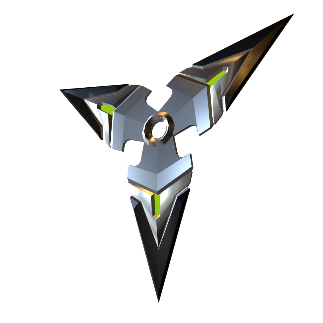 3D Genji S Shuriken Model - TurboSquid 1432751