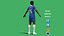 Nicolas Jackson Chelsea 2024 modelo 3d