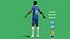 Nicolas Jackson Chelsea 2024 modelo 3d