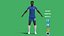 Nicolas Jackson Chelsea 2024 modelo 3d