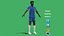 Nicolas Jackson Chelsea 2024 modelo 3d