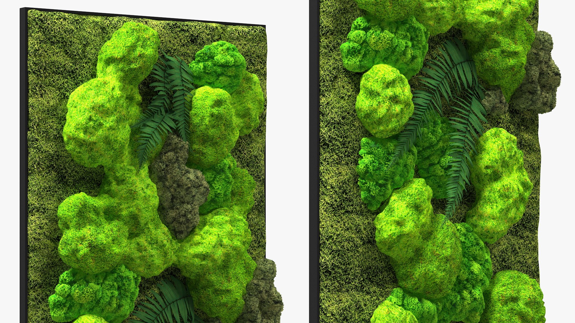 3D green moss wall preserved model https://p.turbosquid.com/ts-thumb/Yg/MrQiv6/NAYQEIrG/greenmosswallwithpreservedplants3dmodel010/jpg/1605944289/1920x1080/fit_q87/d3ace69fd04b19ffa39ae58e8f67c12d5a8e4f7d/greenmosswallwithpreservedplants3dmodel010.jpg