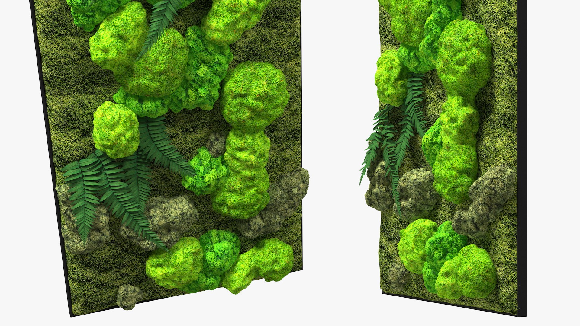 3D green moss wall preserved model https://p.turbosquid.com/ts-thumb/Yg/MrQiv6/T0mg5oHT/greenmosswallwithpreservedplants3dmodel011/jpg/1605944301/1920x1080/fit_q87/c57d89bd6b7bfdc7fde57d78678e1f8e163313b9/greenmosswallwithpreservedplants3dmodel011.jpg