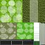 Green Moss Wall with Preserved Plants