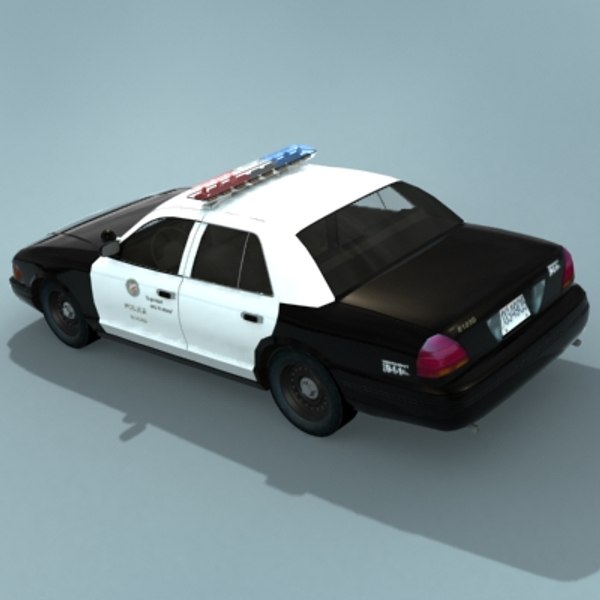 police car 3d model