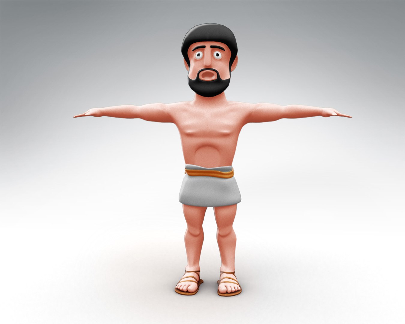 Odysseus Cartoon Character 3D Model - TurboSquid 1198545