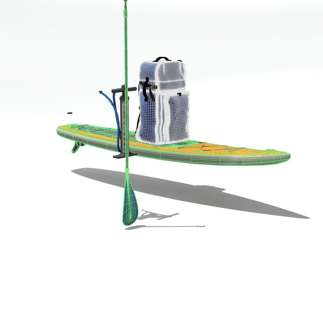 3D Stand Sup Backpack Model - TurboSquid 1452428