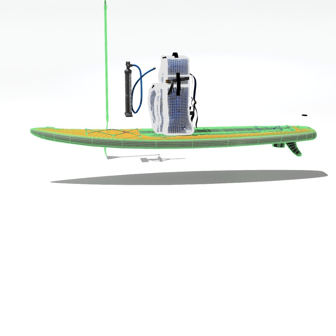 3D Stand Sup Backpack Model - TurboSquid 1452428