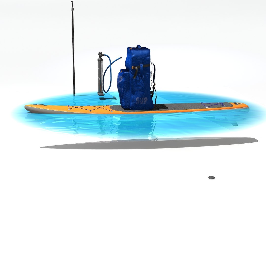 3D Stand Sup Backpack Model - TurboSquid 1452428