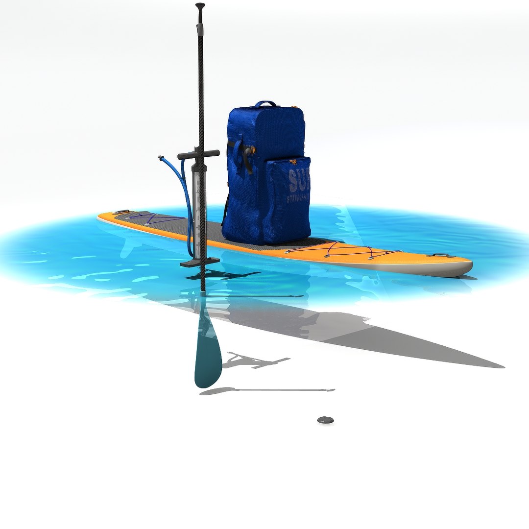 3D Stand Sup Backpack Model - TurboSquid 1452428