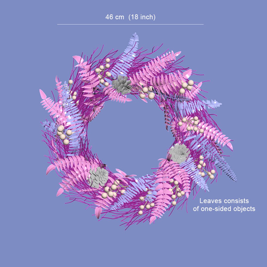 purple faux wreath 3D https://p.turbosquid.com/ts-thumb/Yg/cEByG8/3S/orto/jpg/1613763606/1920x1080/fit_q87/98d7b23cd0860eee841962eb556c2c07acc6c01a/orto.jpg