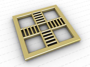 cross 3D model