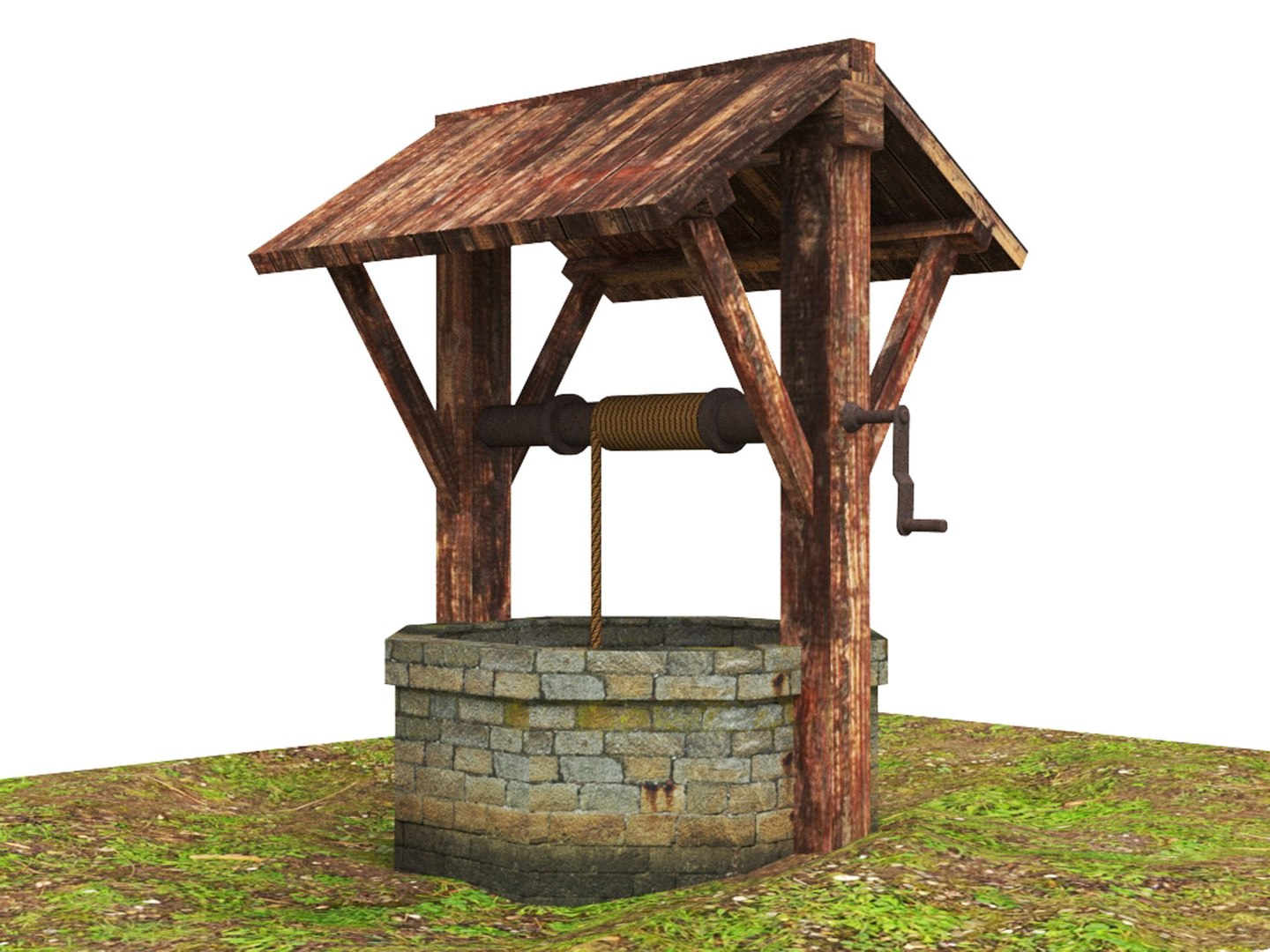 Water Well 3D model - TurboSquid 1850657