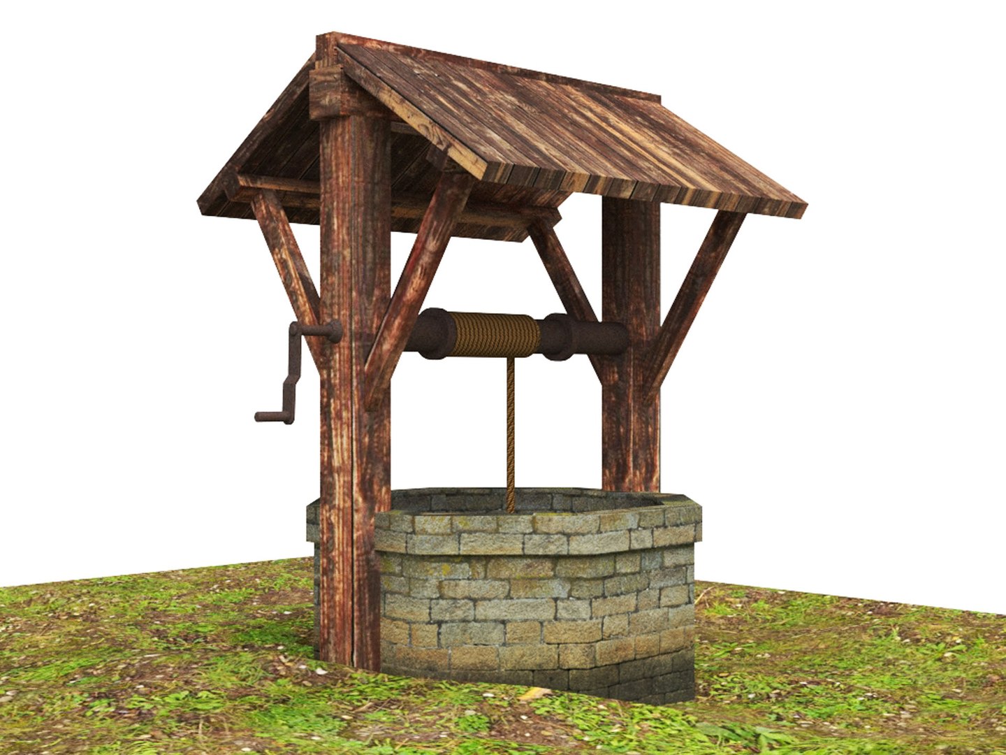 Water Well 3D model - TurboSquid 1850657