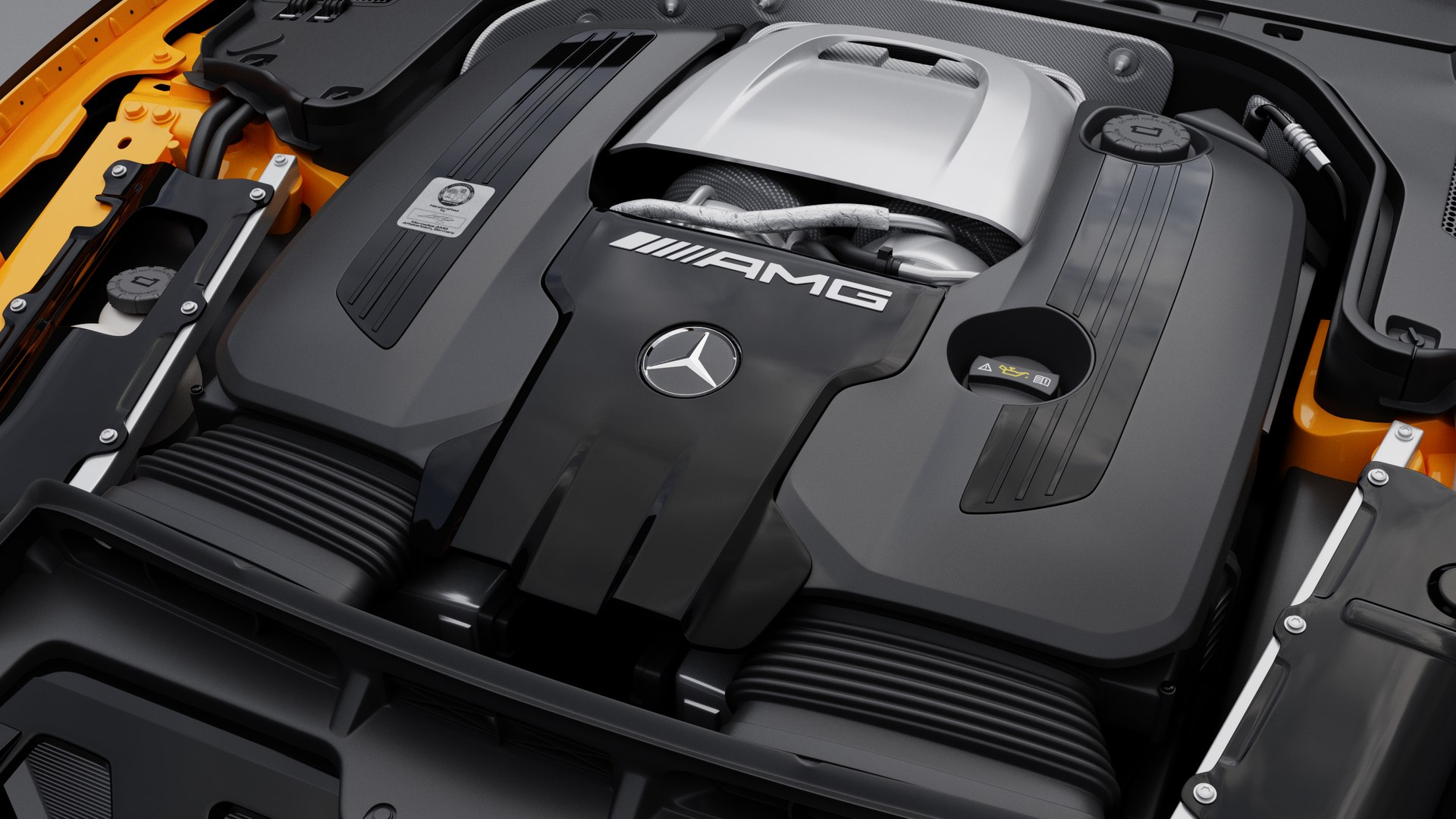 Mercedes-Benz GT63 Coupe And SL63 AMG 2025 Engine 3D Model - TurboSquid ...