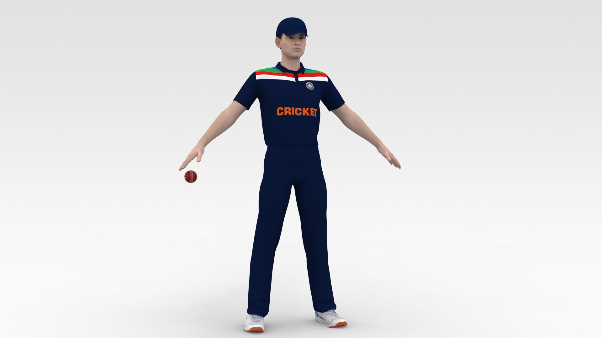 Cricket Bowler V1 Model TurboSquid 1826069