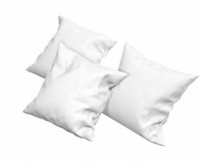 Solid Pillows - set of 3