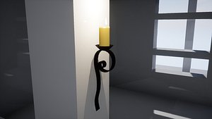 3D furniture october wall lamp