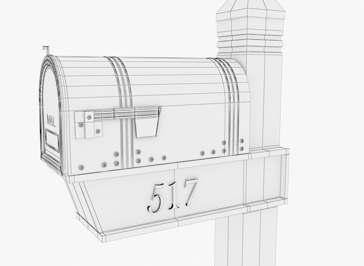 Mailbox Boxes Mail Model - TurboSquid 1427731