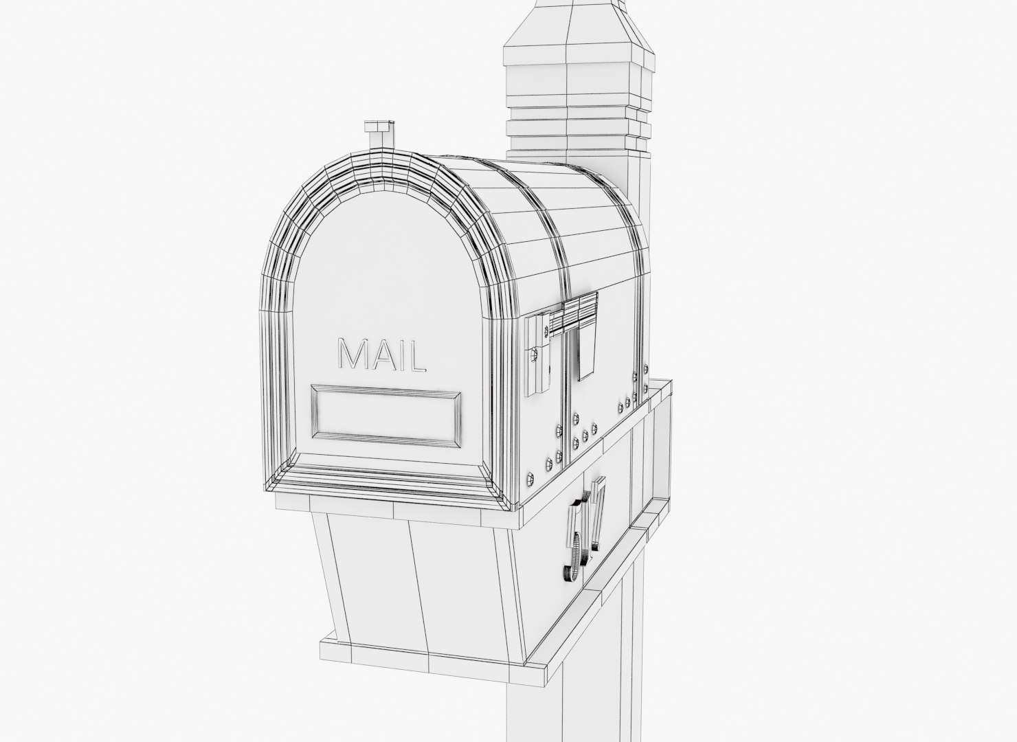 Mailbox Boxes Mail Model - TurboSquid 1427731
