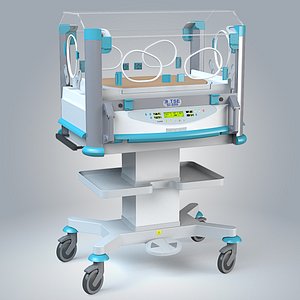 3d model of infant incubator si-600