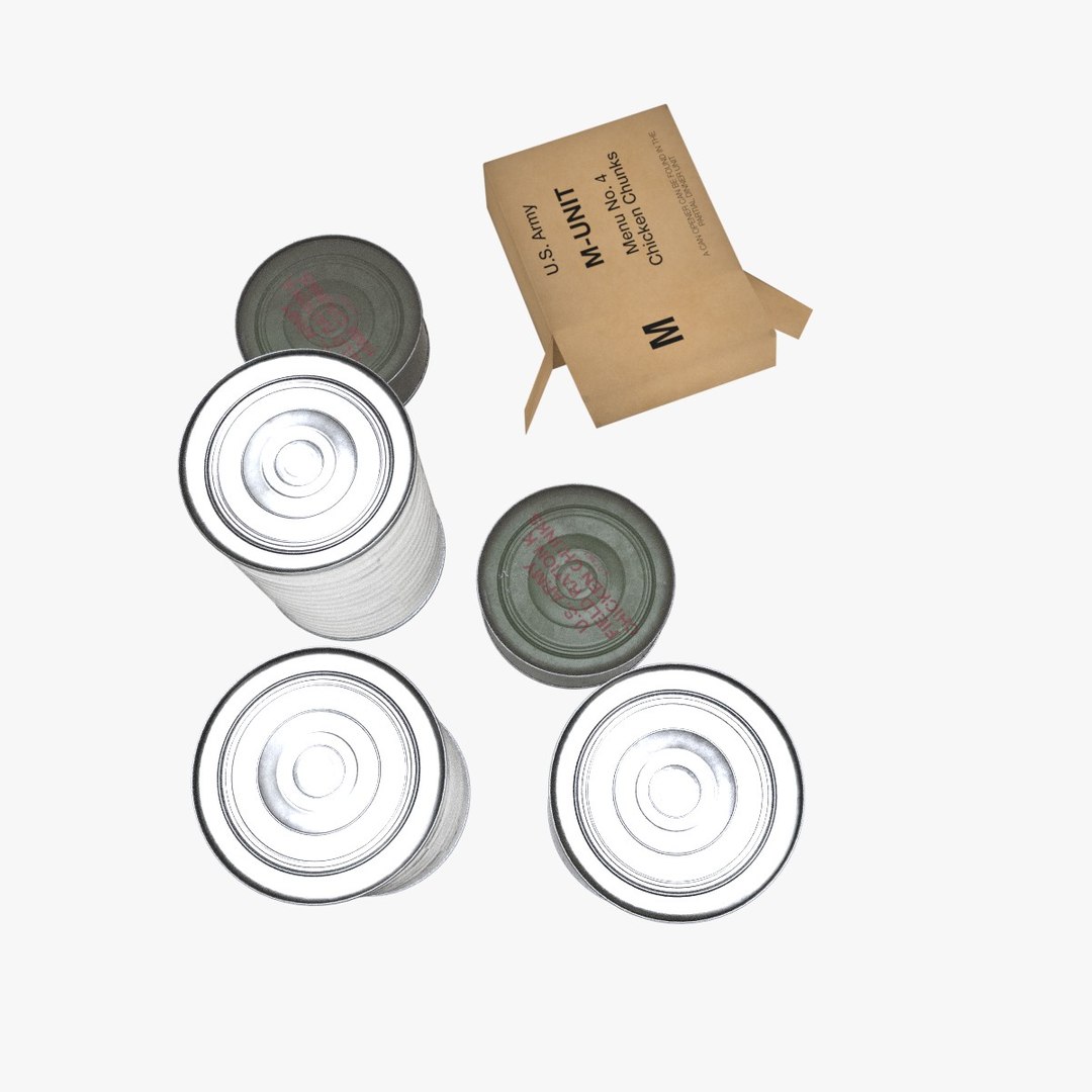 army k-rations set model https://p.turbosquid.com/ts-thumb/Yh/2xfIpi/4ZEGFvHU/us_army_food_tin_cans_collection0007/jpg/1501854123/1920x1080/fit_q87/058bf830cdb04685011c38017b5c86e5c0dfdbcd/us_army_food_tin_cans_collection0007.jpg