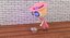 Cute Zombie Wooden Doll Florist