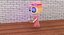 Cute Zombie Wooden Doll Florist