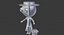 Cute Zombie Wooden Doll Florist