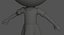 Cute Zombie Wooden Doll Florist