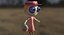 Cute Zombie Wooden Doll Florist