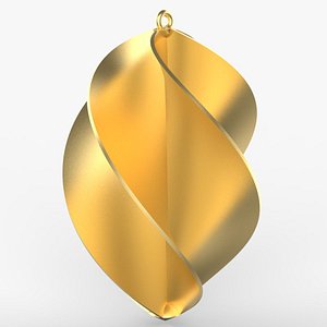 Christmas Ball Spiral Ornament model