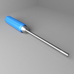 3D model screw driver double square