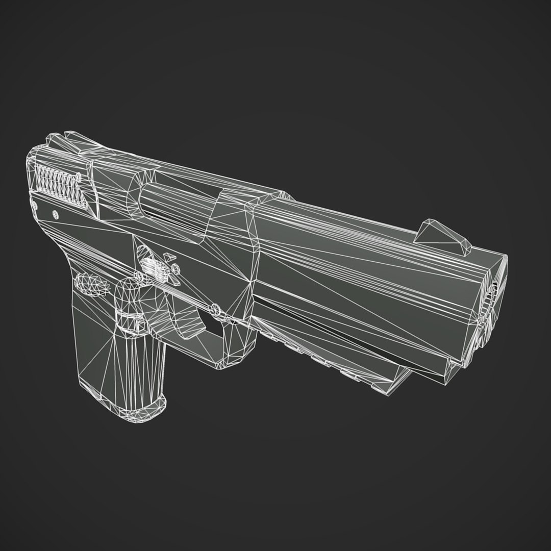 Five-seven Pistol 3d Obj