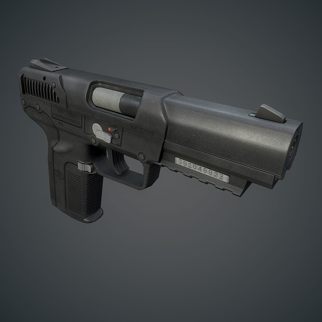 Five-seven Pistol 3d Obj