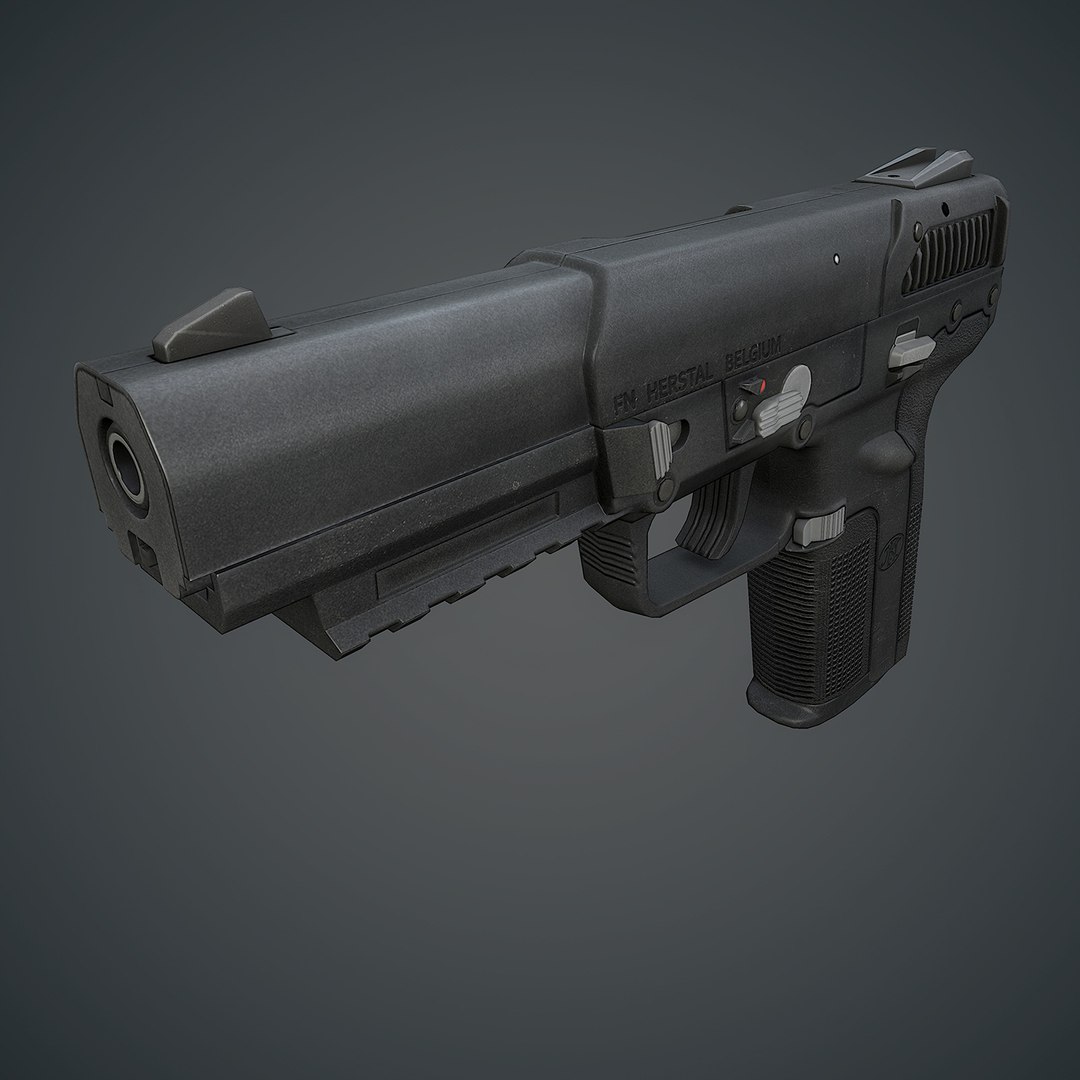 Five-seven Pistol 3d Obj