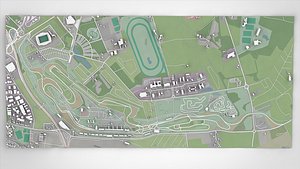 3D model Le Mans Race France