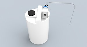 Chemical tank with emec dosing pump